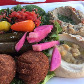Mama's Hummus - Vegetarian Plate - Middle Eastern Near Me - Camarillo, California