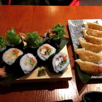 Bentoya - Maki roll, Spider roll, and vegetable gyoza - Japanese Near Me - Edinburgh, EDH Bentoya - Maki roll, Spider roll, and vegetable gyoza - Japanese Near Me - Edinburgh, EDH