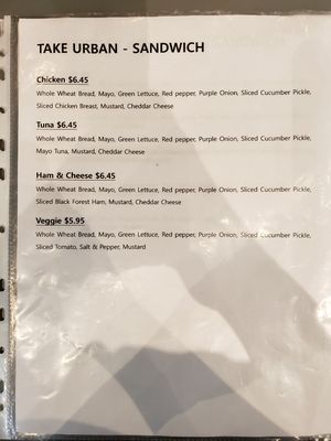 Menu photo 5 TAKE URBAN Vancouver, BC