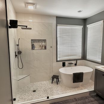 Blackstone Construction Remodeling & Renovation - a bathtub and shower - General Contractors Near Me Blackstone Construction Remodeling & Renovation - a bathtub and shower - General Contractors Near Me