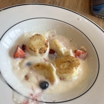Ethnos cafe - Not a very good photo (we wanted to dig in!) farmer cheese pancakes with berries - Coffee & Tea Near Me - Nicholasville, Kentucky Ethnos cafe - Not a very good photo (we wanted to dig in!) farmer cheese pancakes with berries - Coffee & Tea Near Me - Nicholasville, Kentucky