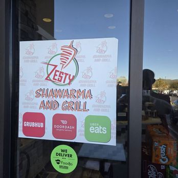 Zesty Shawarma And Grill - Sign - Mediterranean Near Me - Menifee, California Zesty Shawarma And Grill - Sign - Mediterranean Near Me - Menifee, California