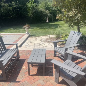 Blue Hills - Smaller seating area on back patio. - Landscaping Near Me - Sugar Grove, Illinois Blue Hills - Smaller seating area on back patio. - Landscaping Near Me - Sugar Grove, Illinois