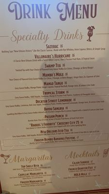 Menu photo 3 Mambo’s New Orleans, LA Menu photo 3 Mambo’s New Orleans, LA