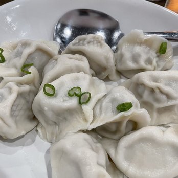 Yang Kee Dumpling - Boiled dumplings with pork and pickled vegetable. - Dim Sum Near Me - Davis, California