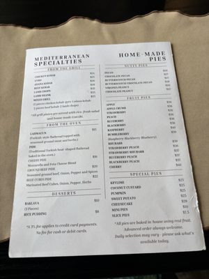 Menu photo 1 Pie&Dine Williamsburg, VA Menu photo 1 Pie&Dine Williamsburg, VA
