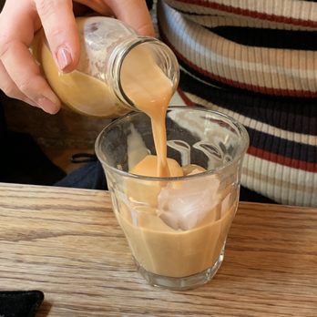 Small St Espresso - Almond Milk Iced Latte - Coffee & Tea Near Me - Bristol, BST