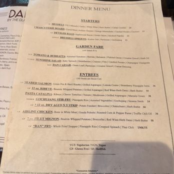 The Dan - Dinner menu - Cocktail Bars Near Me - Tampa Bay, Florida The Dan - Dinner menu - Cocktail Bars Near Me - Tampa Bay, Florida