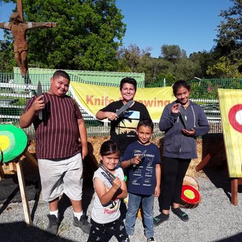 Rainbow Creek Knife Throwing Range - Axe Throwing Near Me - Fallbrook, California