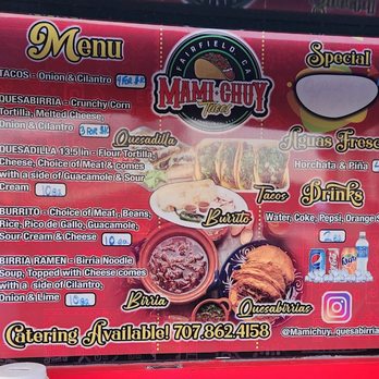 Mami Chuy Tacos - Food Trucks Near Me - Fairfield, California Mami Chuy Tacos - Food Trucks Near Me - Fairfield, California
