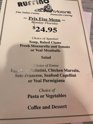 Menu photo 2 Ruffino Ristorante Lynbrook, NY Menu photo 2 Ruffino Ristorante Lynbrook, NY