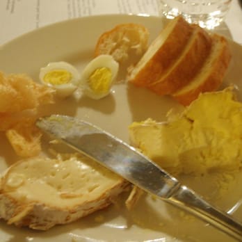 Monopole by WineRx - Cheese and bread (along with my quail eggs and pork rinds) for the "Exploring Champagne" Event 12/08/10 - Beer, Wine & Spirits Near Me - Pasadena, California
