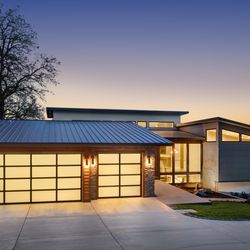 True Metal Supply - Standing seam metal roofing on modern home.