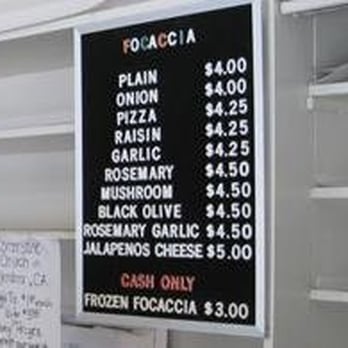 Liguria Bakery - Menu - March 2010 - Bakeries Near Me - San Francisco, California Liguria Bakery - Menu - March 2010 - Bakeries Near Me - San Francisco, California