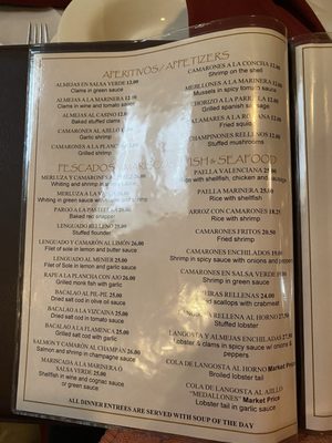 Menu photo 2 Casa Vasca Newark, NJ