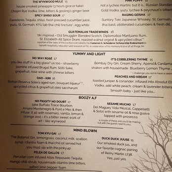 Kyu - Drink menu - Asian Fusion Near Me - Miami, Florida Kyu - Drink menu - Asian Fusion Near Me - Miami, Florida