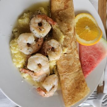 Crepes Palace - Shrimp and grits...TASTELESS - Caribbean Near Me - North Charleston, South Carolina Crepes Palace - Shrimp and grits...TASTELESS - Caribbean Near Me - North Charleston, South Carolina