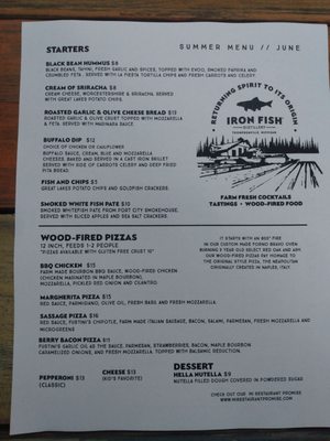 Menu photo 7 Iron Fish Distillery Thompsonville, MI Menu photo 7 Iron Fish Distillery Thompsonville, MI