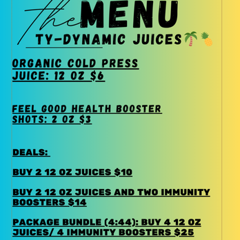 TyDynamic Juices - Juice Bars & Smoothies Near Me - Lawndale, California TyDynamic Juices - Juice Bars & Smoothies Near Me - Lawndale, California