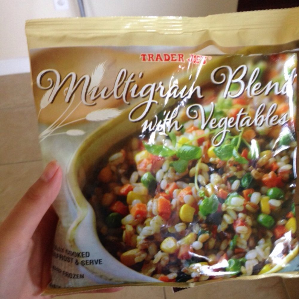 Trader Joe's - New favorite! Added mushrooms for protein and lunch was ready in 5 mins! Delish!! - Grocery Near Me - Miami, Florida Trader Joe's - New favorite! Added mushrooms for protein and lunch was ready in 5 mins! Delish!! - Grocery Near Me - Miami, Florida
