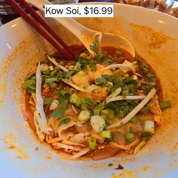 Bangkok Thai - Bangkok Thai restaurant  - Kow Soi, $16.99 (8/31/2024) - Thai Near Me - Sacramento, California