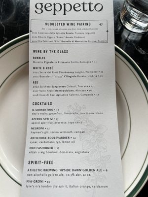 Menu photo 4 Geppetto Cambridge, MA
