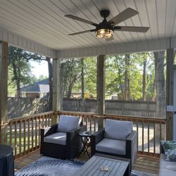 Wired4U - Deck lights, fan and additional outlets.