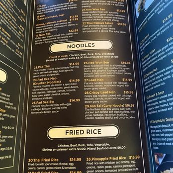 Thai Indy Restaurant - Menu - Thai Near Me - Carmel, Indiana