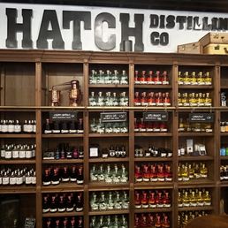 a display of liquor