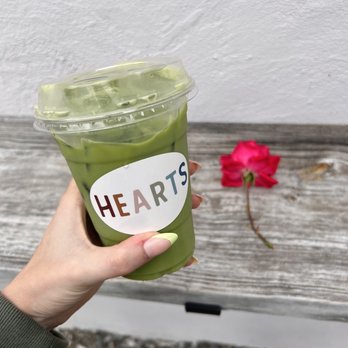 Hearts - Matcha - Australian Near Me - Nashville, Tennessee Hearts - Matcha - Australian Near Me - Nashville, Tennessee