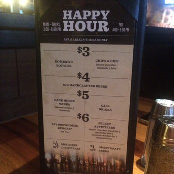 BJ's Restaurant & Brewhouse - Happy hour menu - New American Near Me - Upper Saint Clair, Pennsylvania