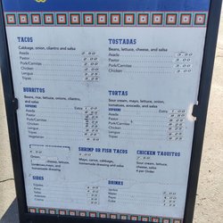 La Corita - Menu