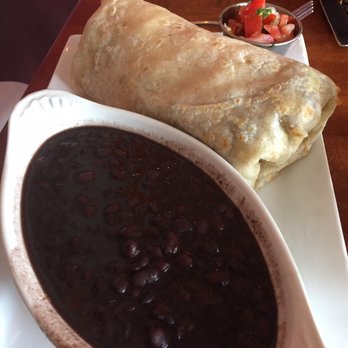 Le Papagayo - Burrito with a HUGE side of black beans - Breakfast & Brunch Near Me - Encinitas, California
