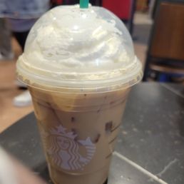 I ordered a grande white chocolate peppermint mocha. I ordered a grande white chocolate peppermint mocha.