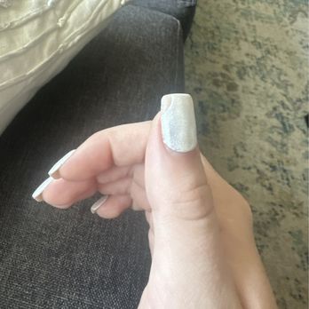 Polished Nails & Spa - Here's the polish chipping after a week - Nail Salons Near Me - Greenville, North Carolina