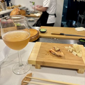 Fuku Omakase - Salmon + Foie Gras - Sushi Bars Near Me - New York, New York Fuku Omakase - Salmon + Foie Gras - Sushi Bars Near Me - New York, New York