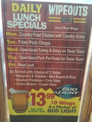 Menu photo 5 Wipeouts Grill Neptune Beach, FL Menu photo 5 Wipeouts Grill Neptune Beach, FL