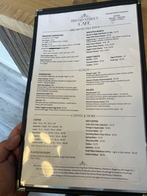 Menu photo 2 Broad Street Cafe Charleston, SC Menu photo 2 Broad Street Cafe Charleston, SC