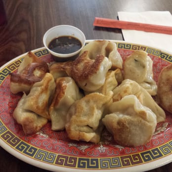 Dumpling House - Pan fried pork chive dumplings - Chinese Near Me - Davis, California Dumpling House - Pan fried pork chive dumplings - Chinese Near Me - Davis, California