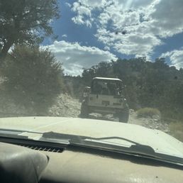 Driving on the rocky trail and this isn't even where we were driving over huge rocks lol Driving on the rocky trail and this isn't even where we were driving over huge rocks lol