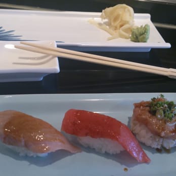 Sushi Spot - Omakase course #1: O-Toro; big eye tuna; Negi (neh ghee)Toro - Sushi Bars Near Me - Tarzana, California Sushi Spot - Omakase course #1: O-Toro; big eye tuna; Negi (neh ghee)Toro - Sushi Bars Near Me - Tarzana, California