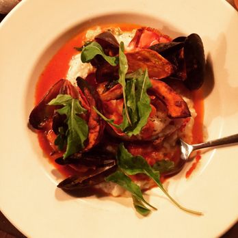 Fiorella - Grilled lobster over risotto in clam sauce with fresh clams - Pizza Near Me - Rochester, New York Fiorella - Grilled lobster over risotto in clam sauce with fresh clams - Pizza Near Me - Rochester, New York