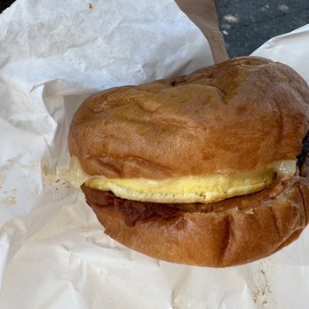 Half and Half Doughnut Co. - HnH Breakfast Sandwich - Coffee & Tea Near Me - Seattle, Washington
