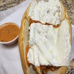 Bella Pizza - A Chicken Parmigiana with Vodka Sauce