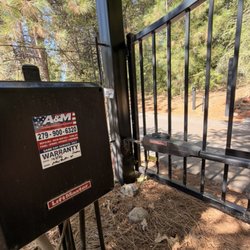 A&M Garage Door & Gate Service - LiftMaster swing gate install in Sacramento! Quiet, battery backup & smart myQ control. Call A&M at (279) 900-6320!