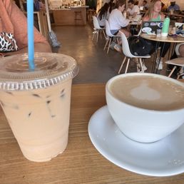 Nutella Iced Latte and a Cafe au Lait