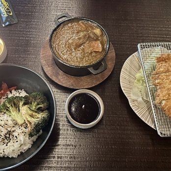 Chubby Curry - The Chubby Curry and a side of katsu - Japanese Curry Near Me - Beverly Hills, California