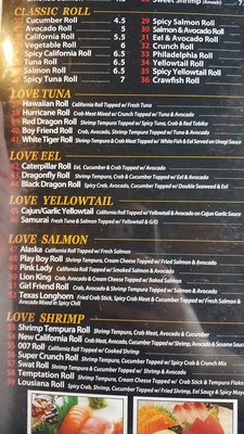 Menu photo 6 In Japan Marshall, TX Menu photo 6 In Japan Marshall, TX