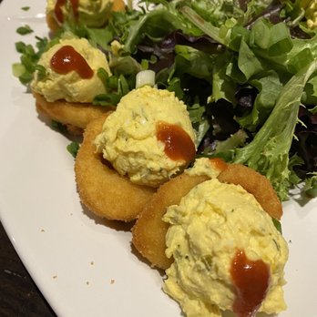 Local Goat - Deep Fried Deviled Eggs - New American Near Me - Pigeon Forge, Tennessee