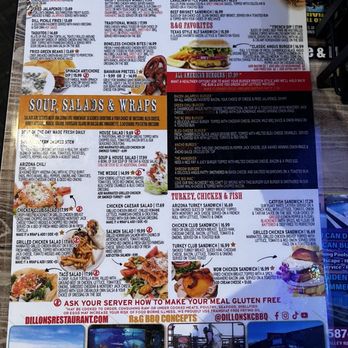 Dillon's - menu - Barbeque Near Me - Litchfield Park, Arizona